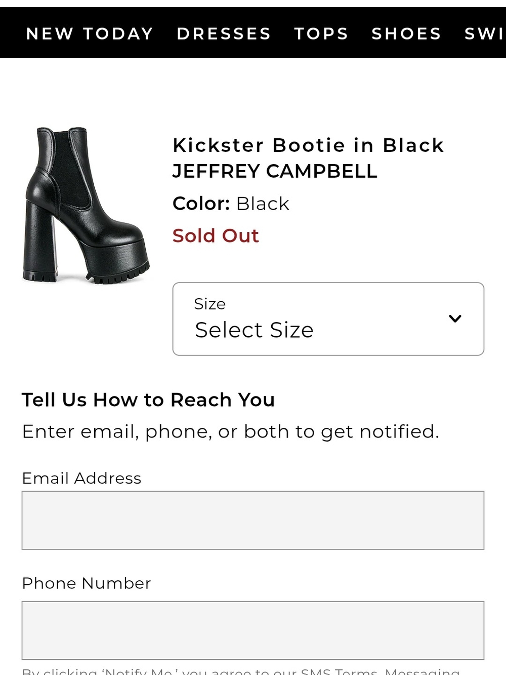✨Jeffrey Campbell Kickster Black Leather Platform Ankle Boots Lug Sole Sz 8 - Picture 11 of 11